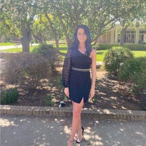 Jaus mini dress BLACK